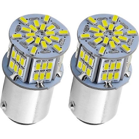 Lampadina LED bianca 1157, 54 SMD, 1080 lumen, compatibile con lampadine LED 7528, 2357 e 2057 per luci dei freni, fanali posteriori, luci di posizione e luci di parcheggio. - AquaForge (1/5)
