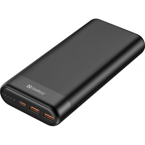 Batterie externe Sandberg 20000 PD65W + 2 ports QC3.0