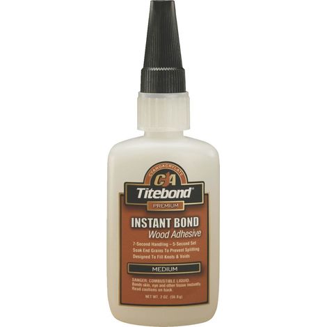 Colle instantanée universelle Titebond Instant Bond Medium 56 8 ml viscosité moyenne