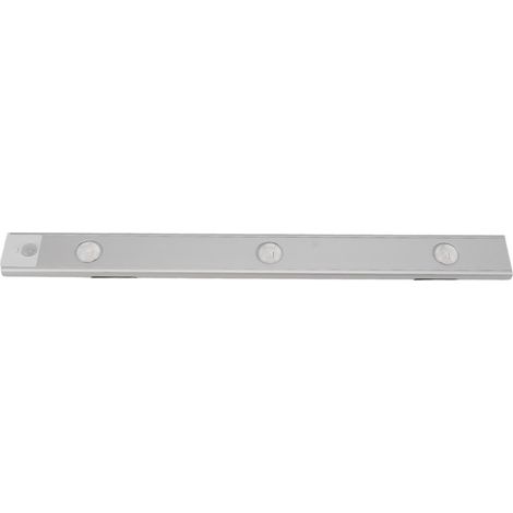 15,7-Zoll-Unterbauleuchte, magnetisch, mit Bewegungssensor, stufenlos dimmbar, USB-Ladeanschluss, zum Lernen und Arbeiten, silberfarben (1/5)