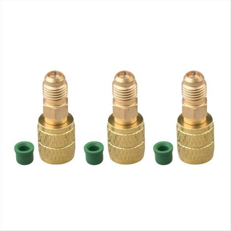 Adaptateur en laiton pour cartouches de réfrigérant R32/R454B (1/3)