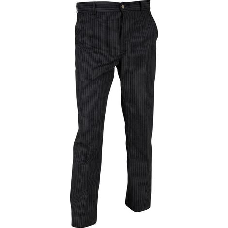 Pantalon de cuisine ceinture élastiquée Robur Timeo Noir Rayé 36