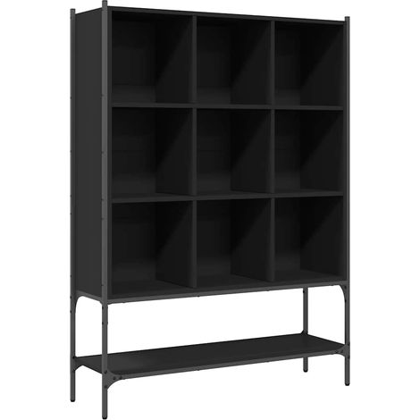 Maison Exclusive - Libreria Nera 102x30x141,5 cm in Legno Multistrato