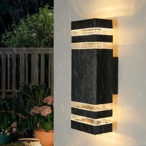 Applique Murale Extérieure LED IP65 Chaud Haut Et Bas (1/5)