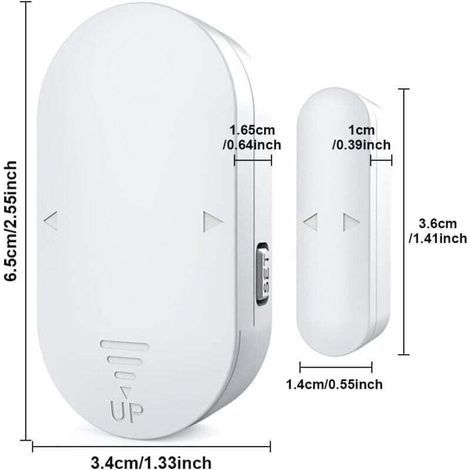 Drahtloser Türsensor wird aktiviert, Alarmanlage wird durch starkes Signal aktiviert, Aktivierung per Fernbedienung, Gegenstand im Haus (1/3)