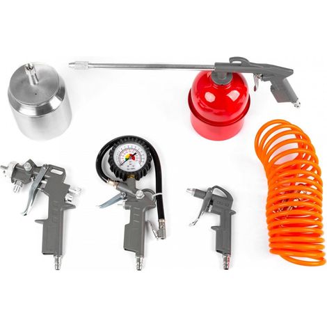 Amio PT-08 Pneumatikwerkzeug-Set, robust und komplett