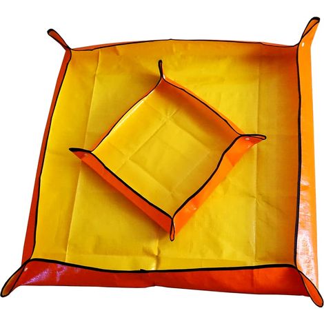 Ensemble de Tapis de Jardinage Tapis de rempotage Pliable imperméable pour Plante de repiquage d intérieur (1/4)