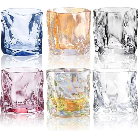Lot de 6 Verres Whisky Origami 200 ml