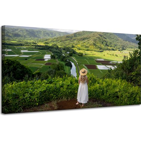 Leinwanddruck Natur Panna Bergblick 120x60