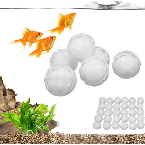 Boules de Filtration Aquarium 30 Pièces pour Eau Propre et Saine -AUTRES (1/5)