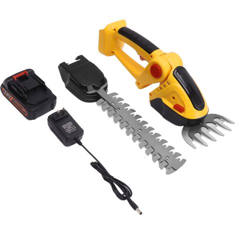 Cisaille à gazon sans fil Tondeuse à main rechargeable Taille-haie électrique 110240V Prise US. (1/5)