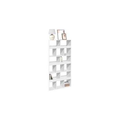 Bibliothèque blanc 100x33x187,5 bois d'ingénierie (1/5)