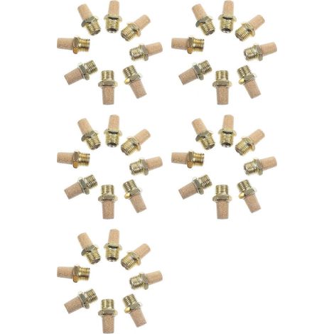 40 soupapes d'échappement pneumatiques rapides pour compresseur, bouchons d'échappement pour climatisation, 1/8 pouce (1/5)