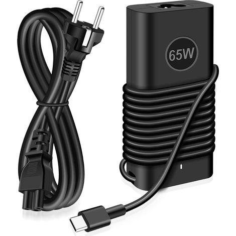 Adaptateur secteur 65 W pour ordinateurs portables, port USB-C avec charge rapide PD, chargeur d'ordinateur (1/5)