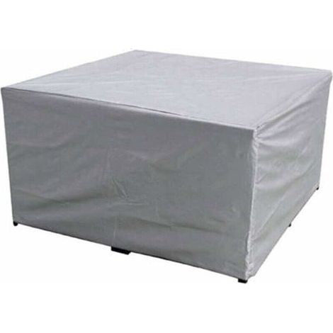 Housse de protection pour meubles de jardin - 150x150x75 CM - Tissu en polyester imperméable - Pour table et chaises de jardin - Anti-UV - Pour table de jardin rectangulaire et chaises (1/4)