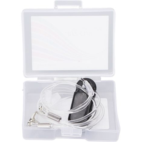 Clip antichute pour appareils auditifs, cordon de fixation transparent pour seniors, attache de maintien prévention perte, accessoire universel. (1/5)