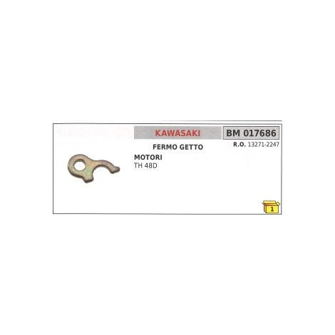 Fermo getto carburatore KAWASAKI TH 48D decespugliatore 13271-2247