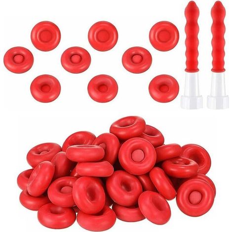 Bouchon d'Étanchéité pour Cartouche de Mastic,Capuchon Latex Anti Fuite,20 Pièces,Housse de Protection pour Embout de Joint (1/5)