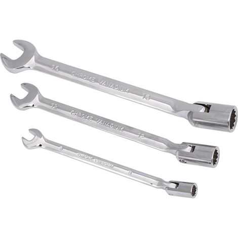 Clé à cliquet pivotante 12 mm, outil pratique et résistant (1/4)