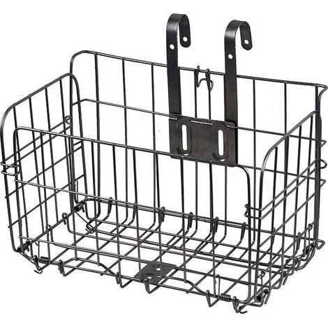 Panier de vélo pliable en acier inoxydable pour guidon avant (1/3)