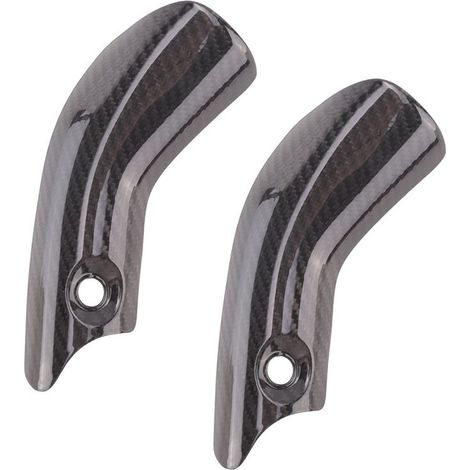 2X Sistema di scarico per moto in fibra di carbonio, tubo di raccordo centrale con protezione termica per X-Adv750 Adv 750 (1/2)