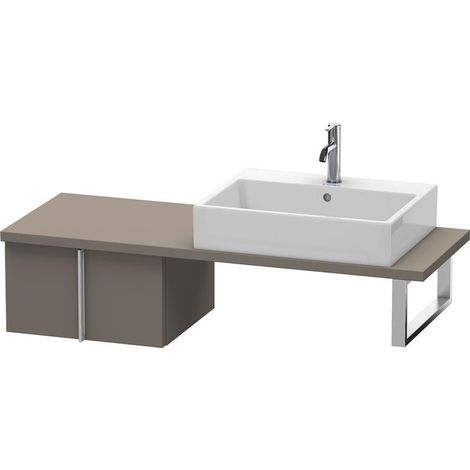 VERO mobile basso consolle 285x500x448mm flanella grigio satinato