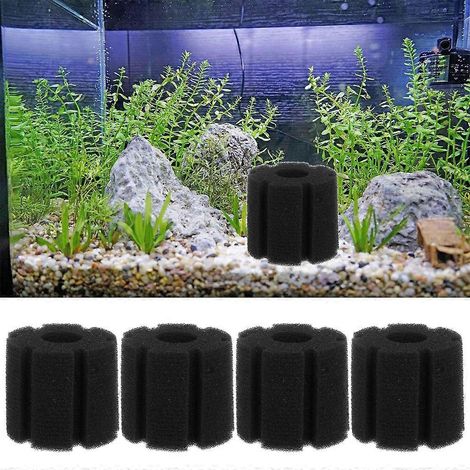 Lot de 4 éponges de rechange pour filtre biochimique d'aquarium (1/4)
