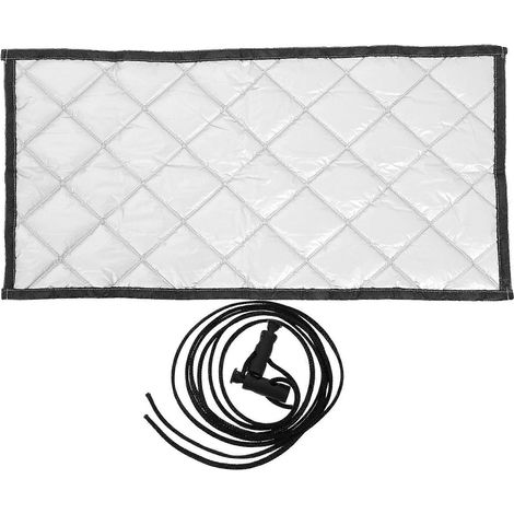 Doublures de rideaux occultantes thermiques et insonorisées pour chambre à coucher, barrière anti-bruit contre le froid et la chaleur, avec fermeture auto-agrippante, 101,6 x 50,8 cm (40 x 20 pouces). (1/5)