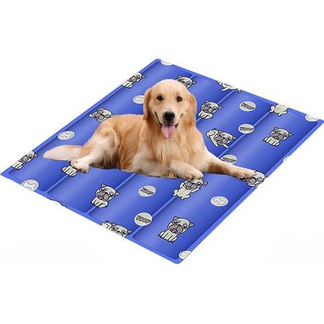 Kühlmatte für Hunde, Kühlbett für Hunde, automatisches Kühlkissen, langlebiger – kratzfest, Sommer-Kühlmatte für Hunde, Katzen und Kaninchen (L (60 x 45 cm)) (1/5)