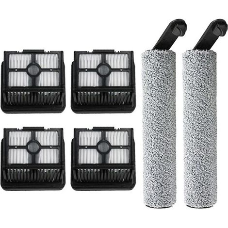 Lot de 4 pièces de rechange pour autolaveuse de sols H12pro/H12pro plus/M13beta : brosse rotative HEPA. (1/5)