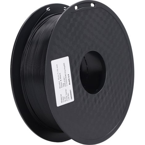 3D-Druck-Verbrauchsmaterial 1,75 mm PLA-Filament, 2 Farben, Silber/Schwarz (1/5)