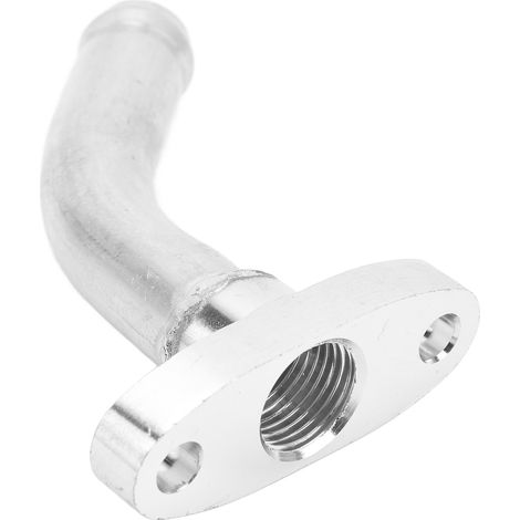 Kit de tuyau de retour de turbocompresseur à bride à 45 degrés, en alliage d'aluminium, compatible avec les modèles Garrett GT32, GT40, GT42, T3 et T4. (1/5)