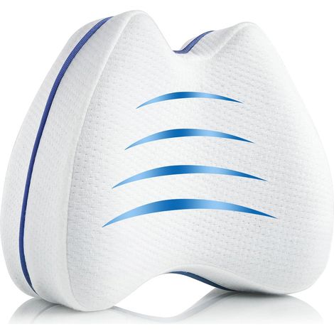 Knee and leg pillows, foam support pillow for sleeping for back pain, leg pillow for side sleeping, memory foam cushion knee support pillows (1/5)