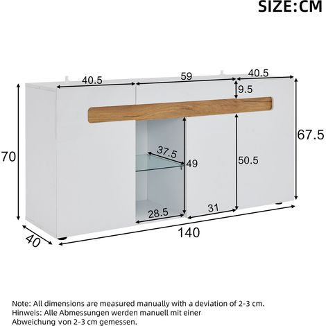 Kleiderschrank aus Stoff in Weiß 140 x 40 x 70 cm HOMAIRE (1/5)
