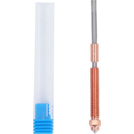 Buse de rechange à changement rapide de 0,2 mm pour imprimante 3D Creality K2 Plus, filetage M6, entièrement métallique et intégrée (1/5)