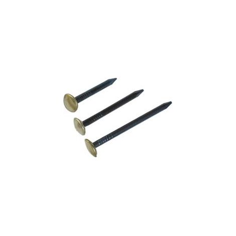 CHIODI ACCIAIO TESTA OTTONE- - mm.2x30 in conf.100 pz. - 10 scatola
