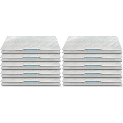 FOREHILL Lingettes pratiques pour robot balayeur, pièce de rechange pour robot de balayage, serpillères en microfibre, lot de chiffons en m (1/2)