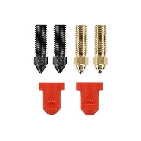 3D-Drucker-Extruder-Hotend-Düsenset (0,4 mm), hochtemperaturbeständig und verschleißfest für K1/K1 Max (1/5)
