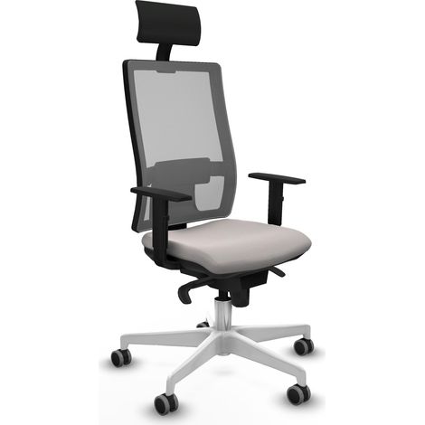 Chaise de bureau piqueras y crespo Horna noir rembourrage mousse (1/2)
