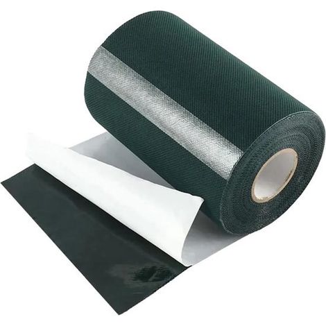 Tape adhésif Kunstgras - 15 cm x 10 m - Tape adhésif pour joints de Kunstgras - Pour une pose sans joint de Kunstgras artificiel - Vert - Tissus non tissés (1/5)
