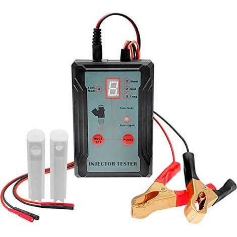 Testeur d'injecteur de Carburant et Adaptateur pour Diagnostic, Nettoyage des injecteurs Kits d'outils Bricolage Protection Contre Les Courts-Circuits commutable 12 V/5 V - (1/5)