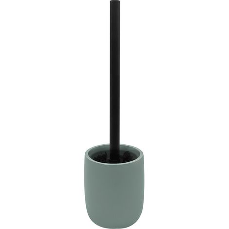 Brosse WC ZAC en polyrésine – finition vert mate, design moderne et minimaliste (1/3)