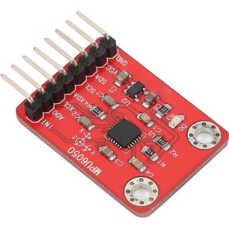MPU6050 6-Achsen-Sensor, Gyroskop, Beschleunigungsmesser, 16-Bit-Modul, A/D-Wandler, I2C-Datenausgang (1/5)