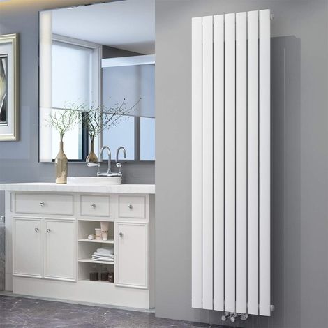 ELEGANT Design Heizkörper Flachheizkörper Weiß 1800x539mm Vertikal Einlagig