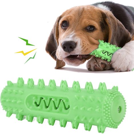 Jouet pour animaux de compagnie, bâton molaire dentelé vocal, dent de chien, morsure (1/4)