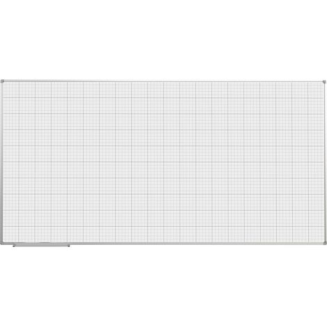 eurokraft basic, Tableau quadrillé, laqué blanc, l x h 2000 x