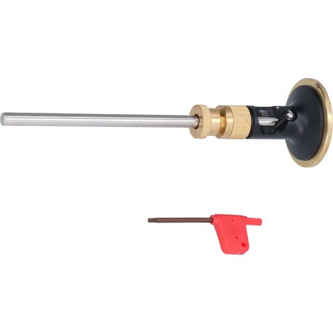 Jauge de marquage de roue en acier inoxydable, outil de précision pour le travail du bois avec mini-clé (1/5)