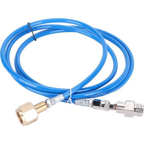 Adaptateur de remplissage de bouteille de CO2 CGA320, connecteur pour bouteille de CO2, accessoires pour machine à soda avec tuyau de 2,54 m (100 pouces). (1/5)