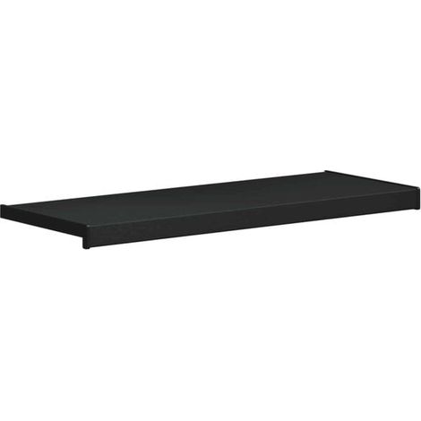 Appuis de fenêtre imitation bois noir, 60 x 30 x 4,5 cm, en PVC. (1/5)