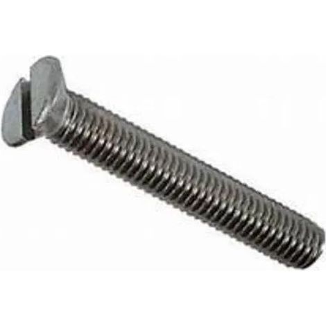 Vis à métaux tête fraisée fendue 4.8 DIN 963 6X10 boîte de 200 GFD 515095